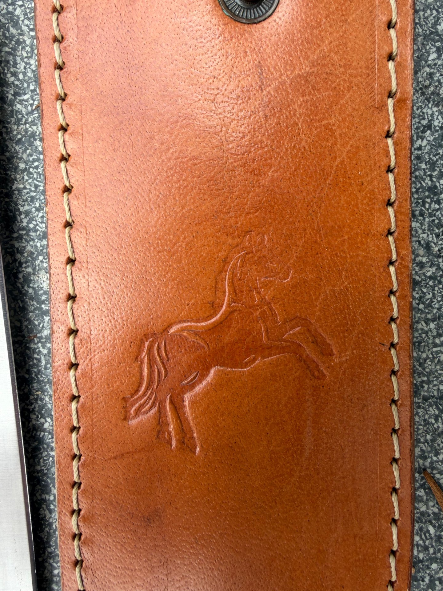 XXL Colt Bowie Messer Hirschhorn unbenutzt – Bild 4