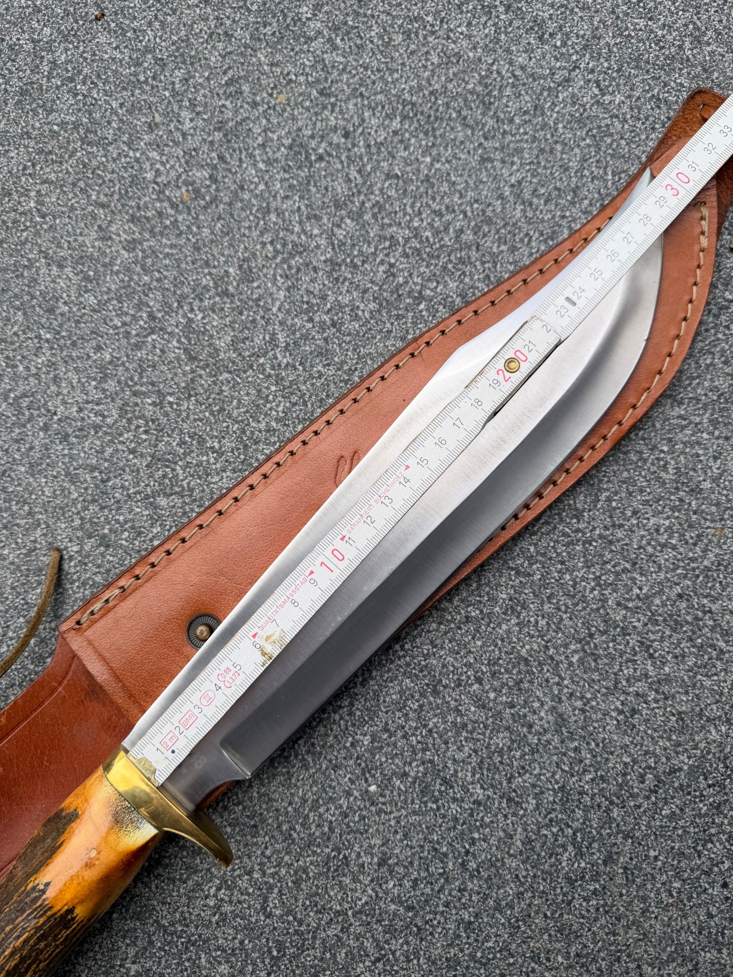 XXL Colt Bowie Messer Hirschhorn unbenutzt – Bild 7