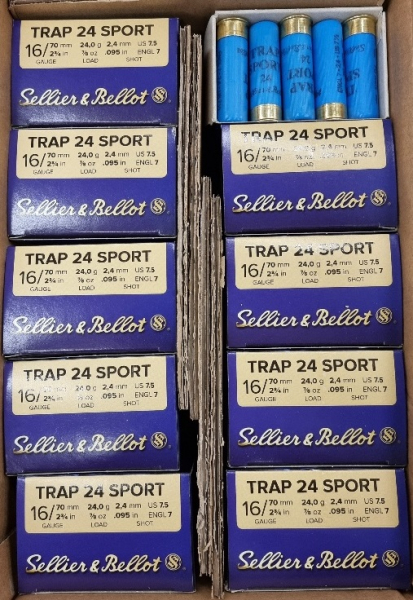 S&B Trap 24 Sport 16/70-2,4mm 250 Stk. Angebot. – Bild 1