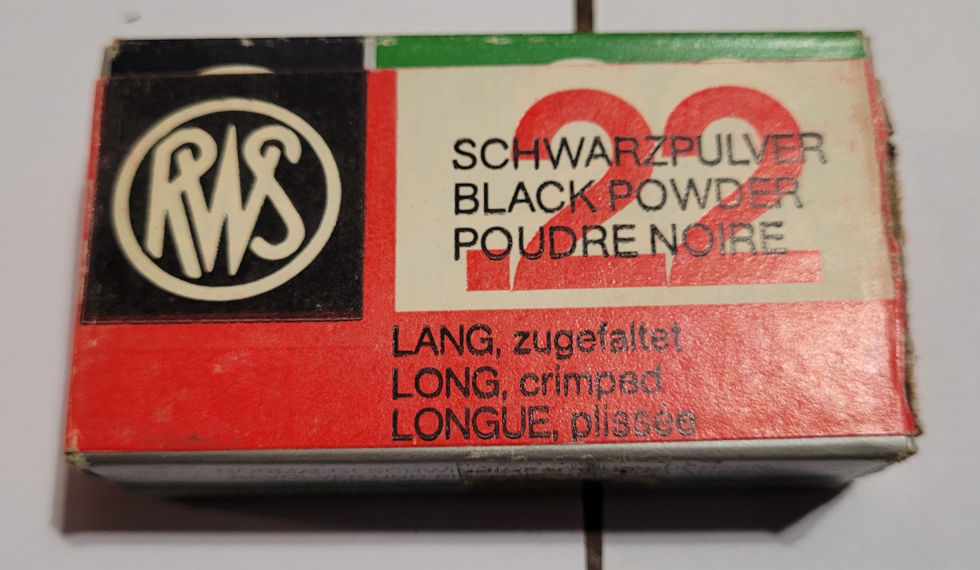 50 Schwarpulver Knallpatronen 22 long. RwS. Rund Nose – Bild 1