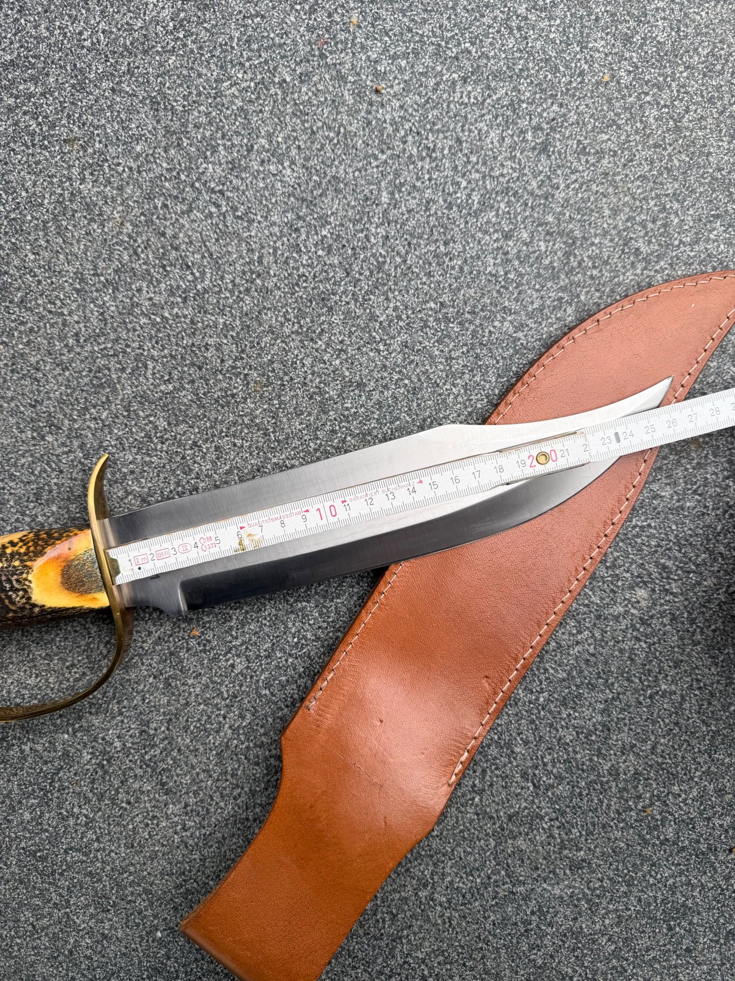 XXL Colt Bowie Messer CT 801 Hirschhorn unbenutzt – Bild 7