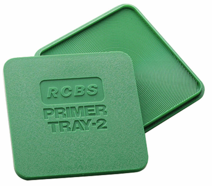 RCBS 9480 PRIMER TRAY-2 Zündhütchenwendebox | quadratisch mit gerillter Oberlfäche zum Wenden von Zü – Bild 1
