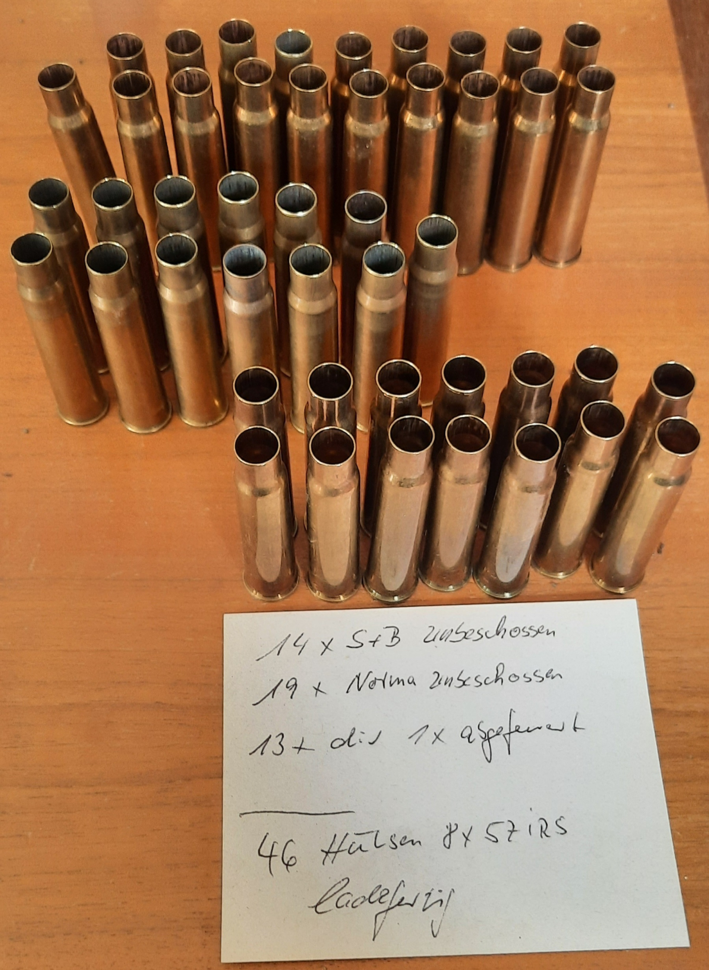 8x57IRS Hülsen – Bild 1