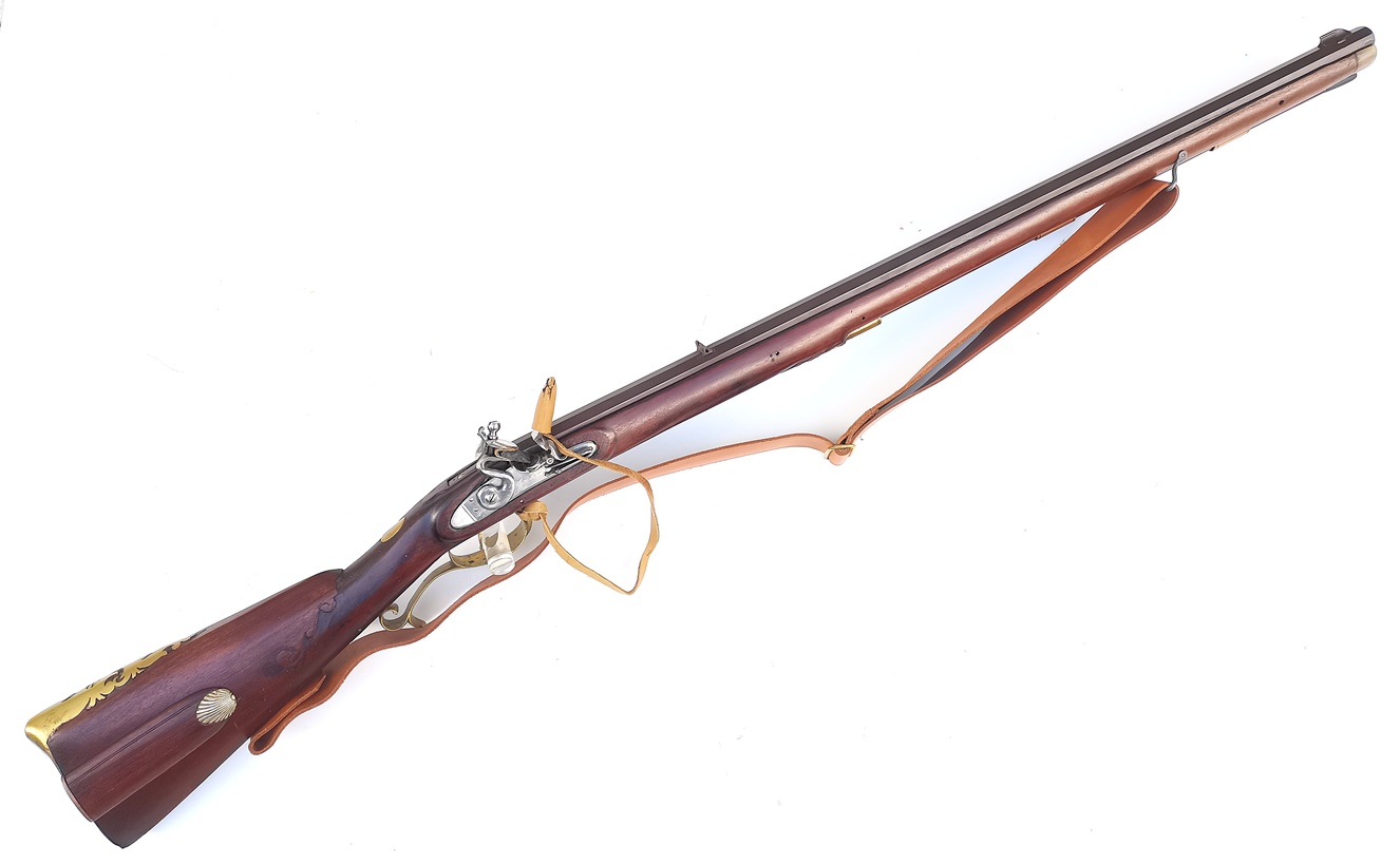 Steinschlossgewehr Jagdstutzen, Jägerbüchse Kal. .45 BP – Bild 1