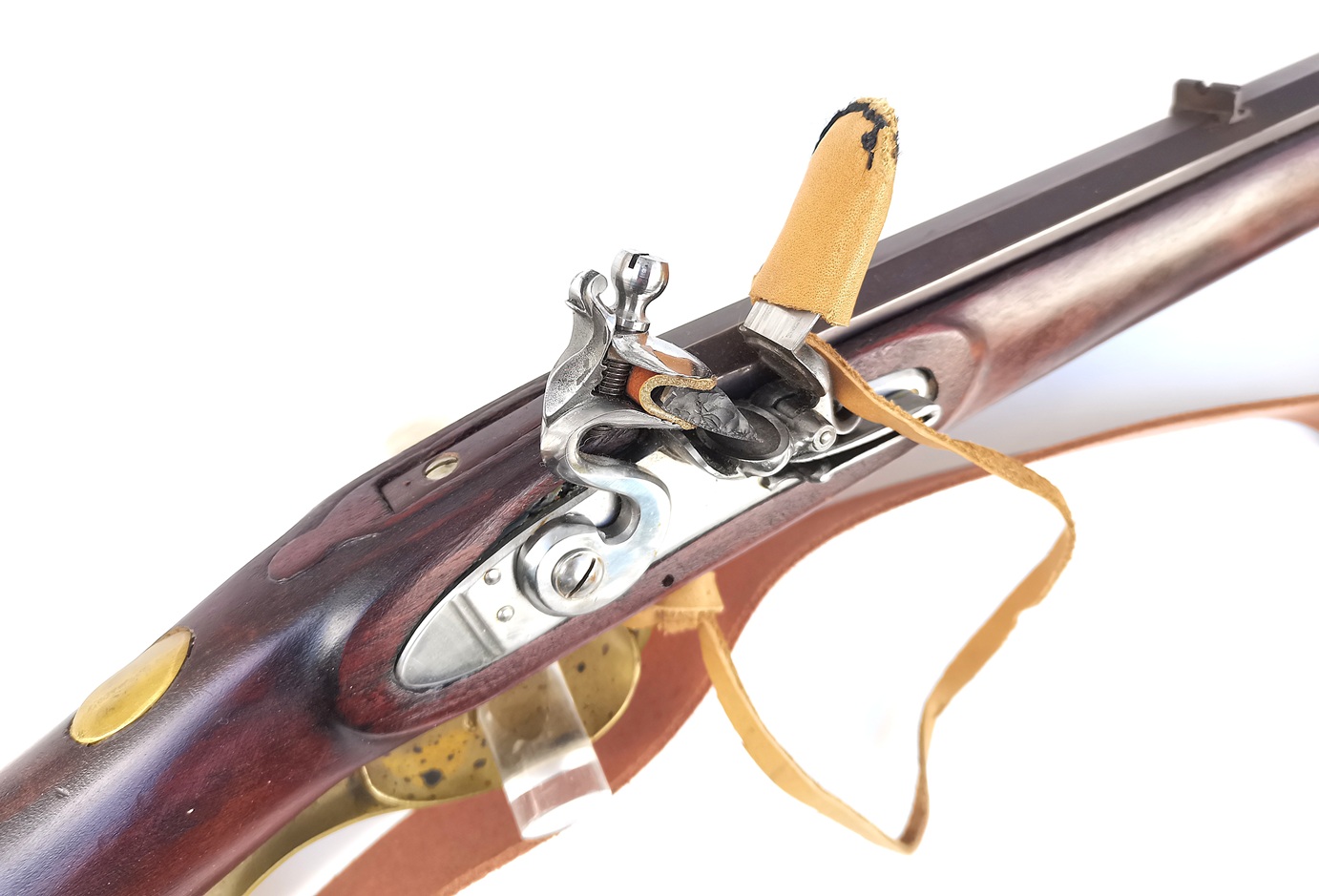 Steinschlossgewehr Jagdstutzen, Jägerbüchse Kal. .45 BP – Bild 2