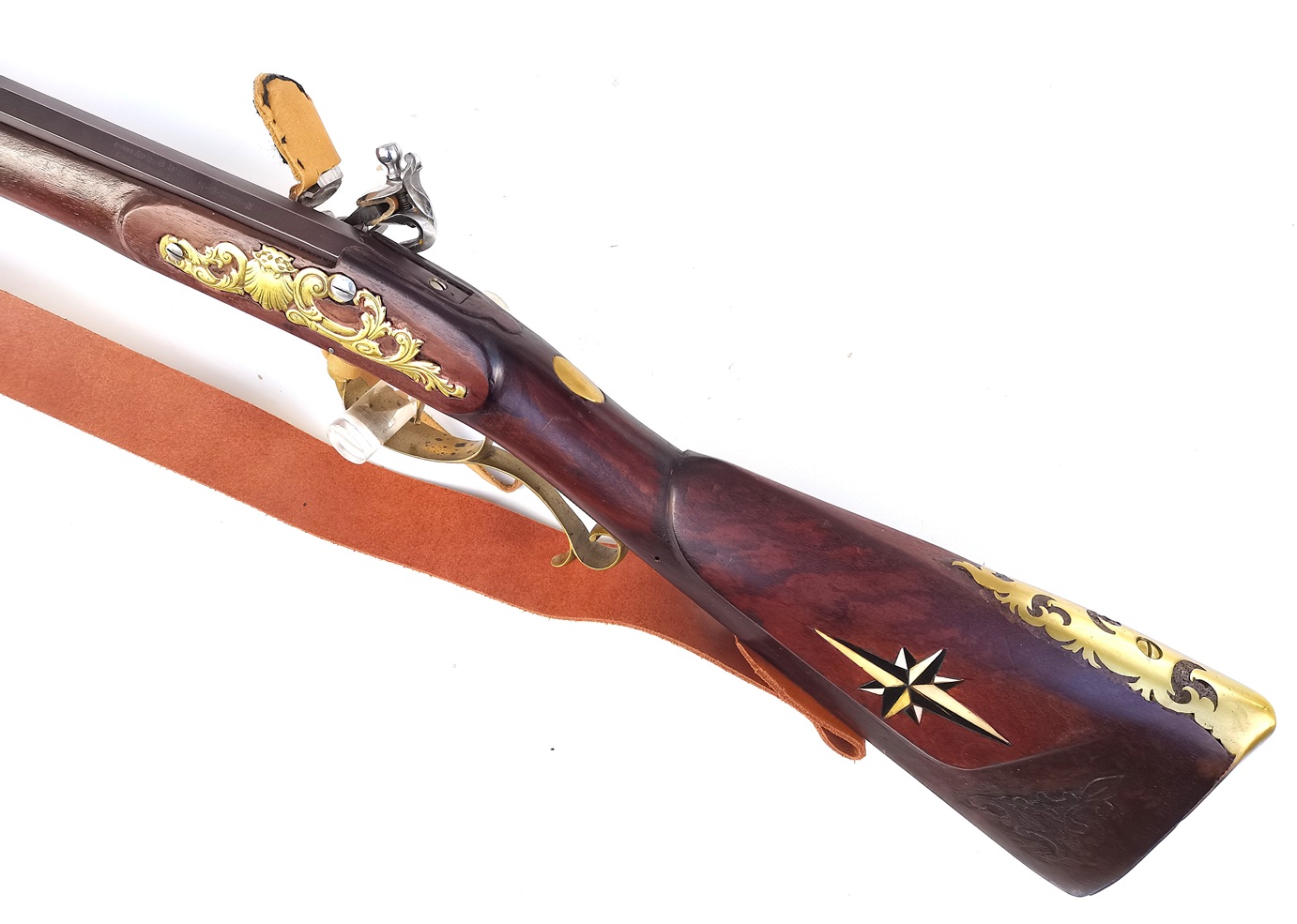 Steinschlossgewehr Jagdstutzen, Jägerbüchse Kal. .45 BP – Bild 4
