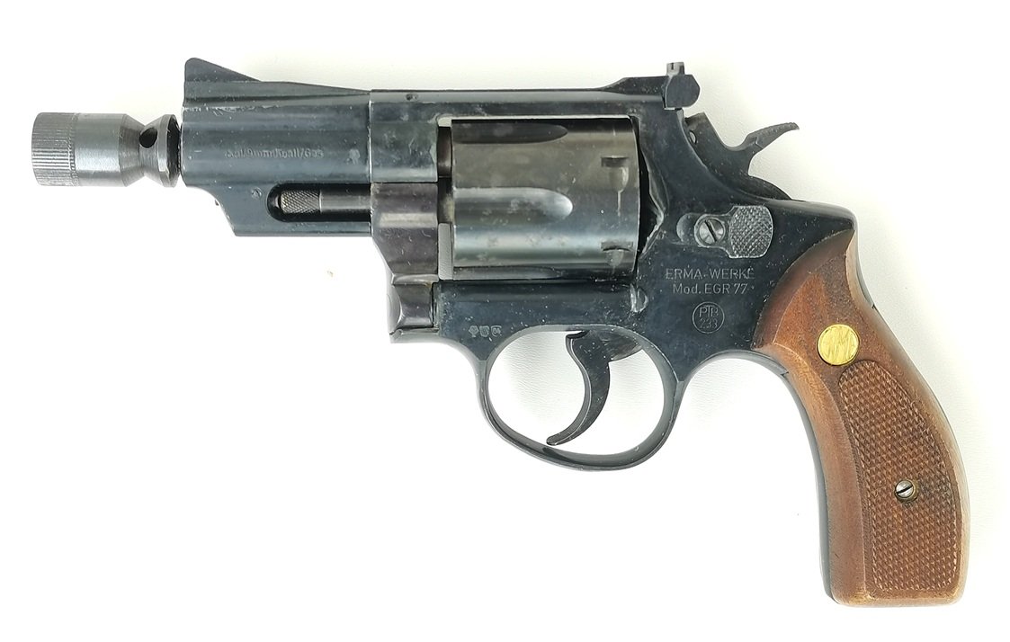 Schreckschussrevolver Erma EGR77 PTB233 Kal. 9mm R.K. – Bild 1