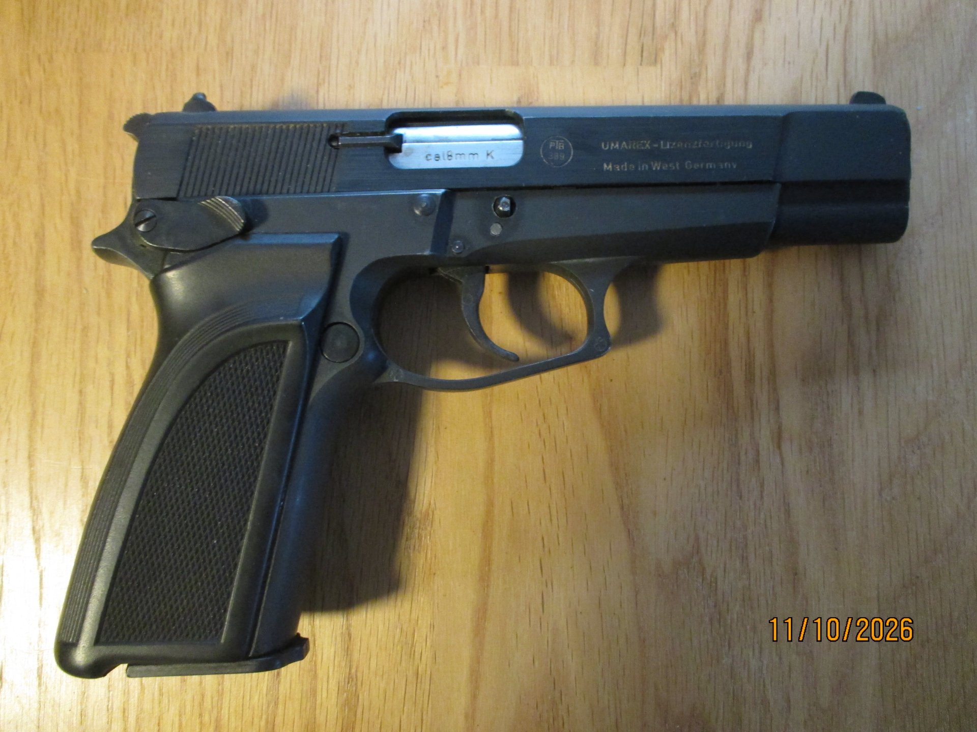 Umarex Browning Mod. GPDA 9mm PAK PTB 389 – Bild 2