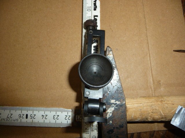 Spindeldiopter mittel für Vorderlader / Westernwaffen – Bild 2