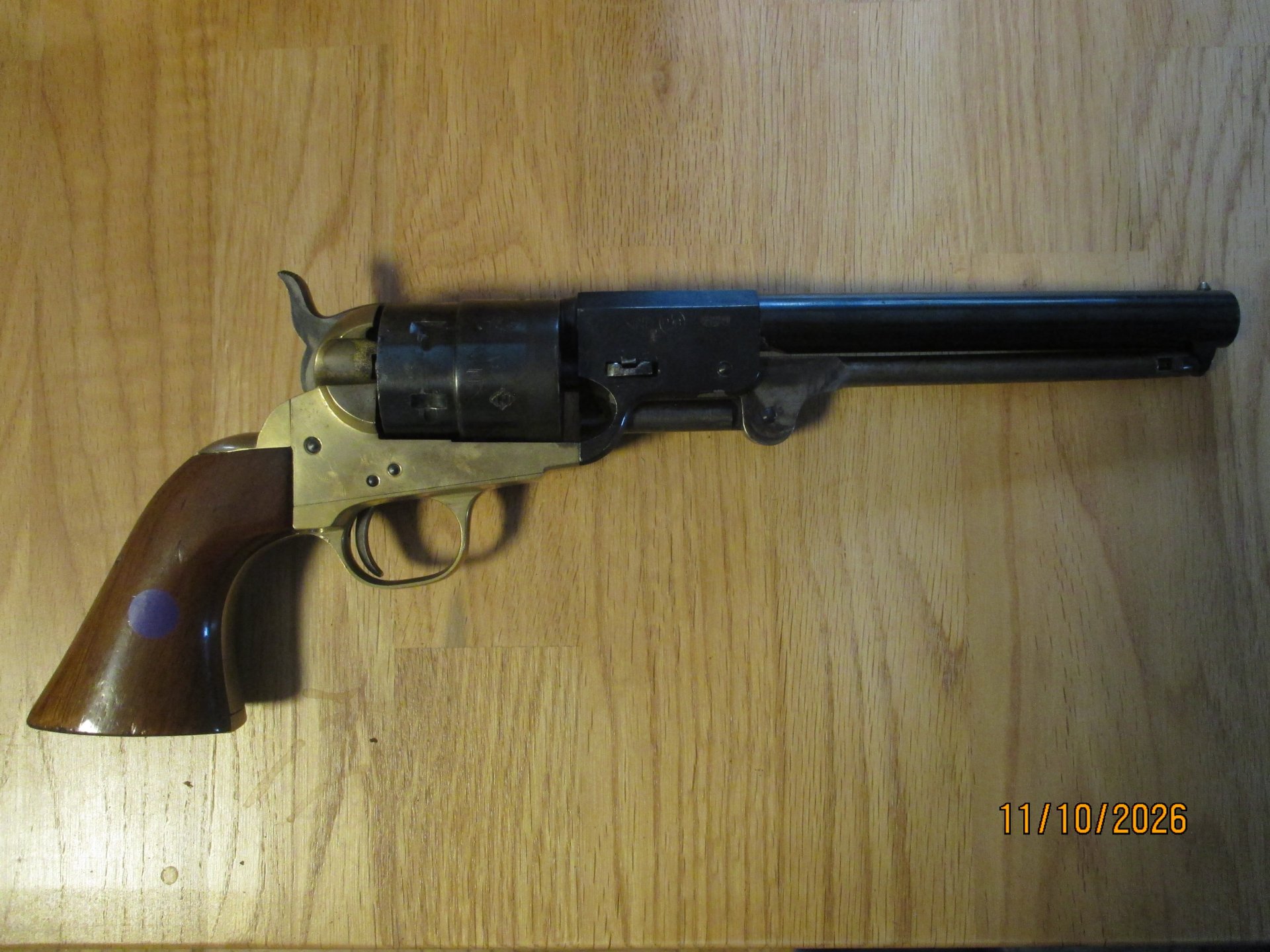 Western Navy 1851 Revolver Casl. 9mmKnall PTB357/2 – Bild 1