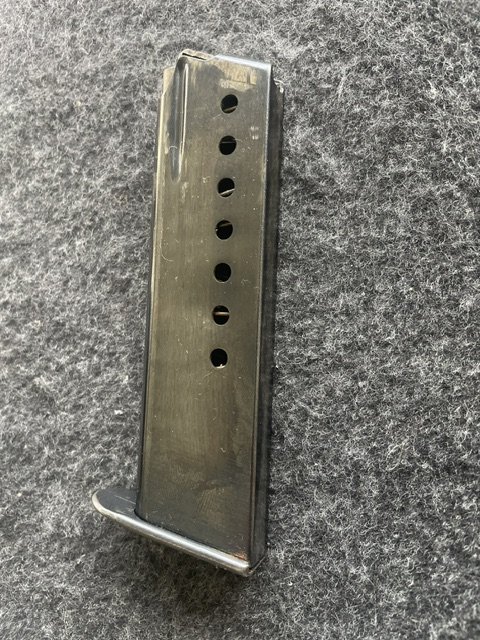 7-Schuß Magazin Kaliber 9mm Luger für Pistole SIG P210. Guter Zustand – Bild 1