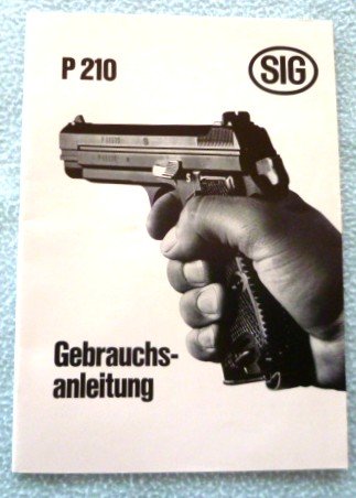 SIG 210, orig. Gebrauchsanleitung – Bild 1