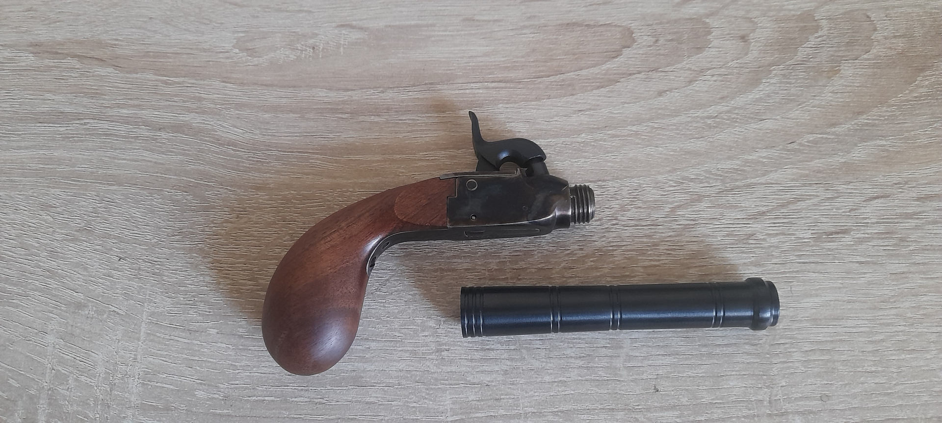 Pedersoli Riverboat - Derringer Kal. 36 neuwertig - ungeschossen – Bild 3