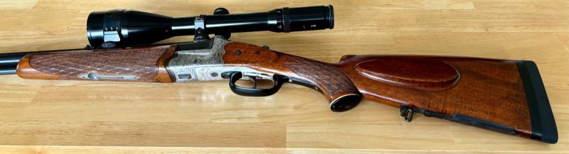 HEYM BBF 44N 7x57R - 16/70 mit Zfr. S&B 2,5-10x56 - EL 5,6x52R und BDF WL – Bild 2