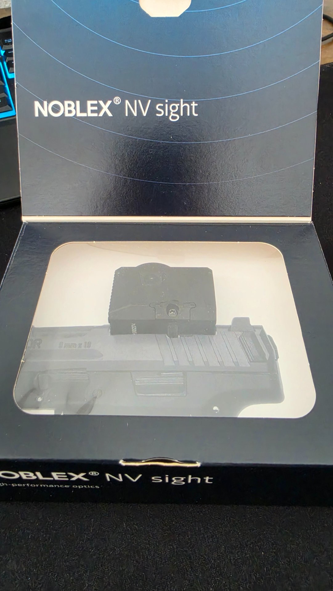 Rotpunkt Noblex NV 1x25 CS mit H&K Adapter Platte – Bild 2