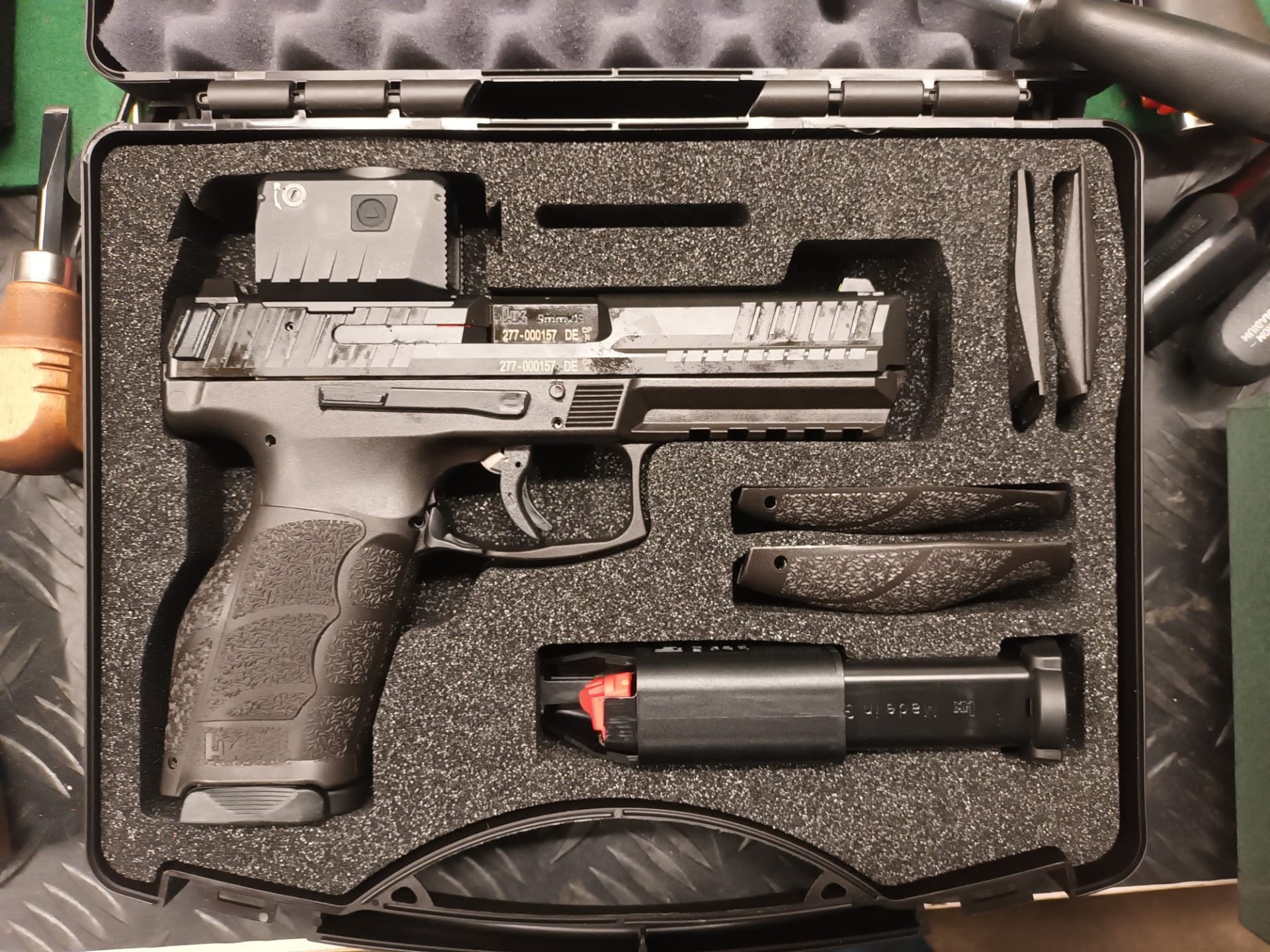 Rotpunkt Noblex NV 1x25 CS mit H&K Adapter Platte – Bild 1