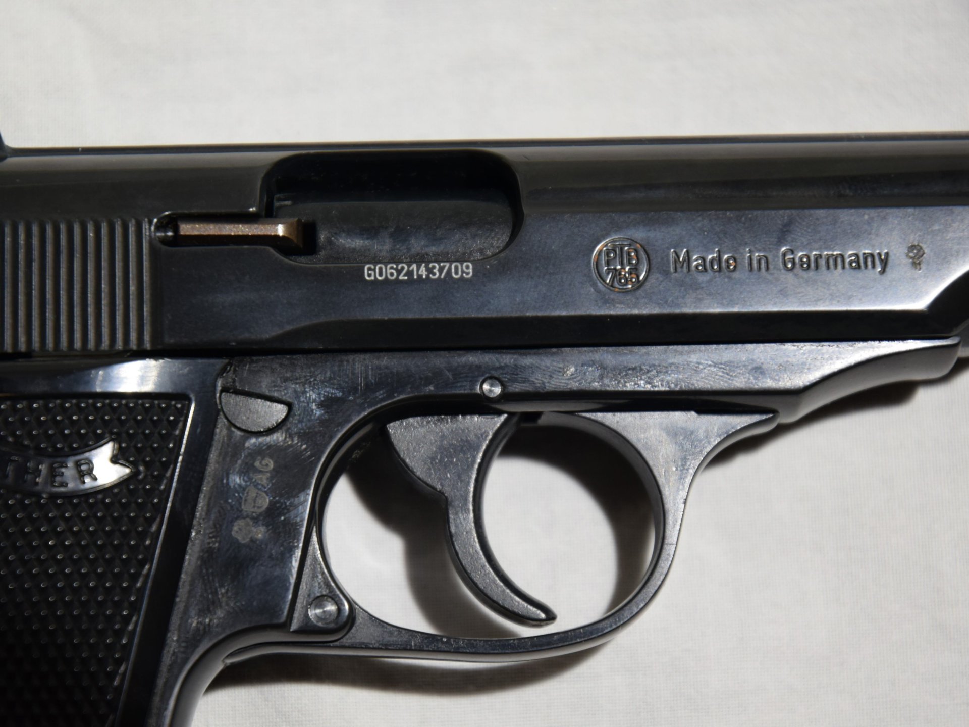 Walther PP Cal. 9mm P.A.K. PTB 765 – Bild 5