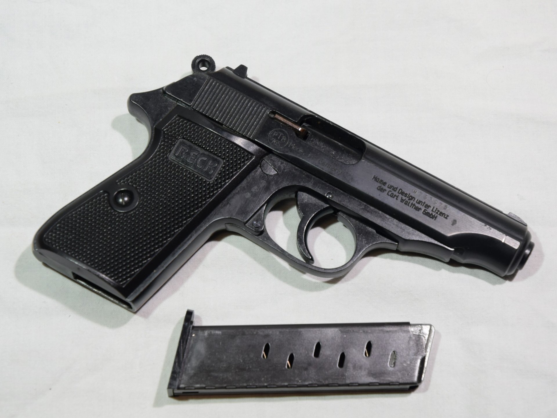 Reck Mod. PP Cal. 9mm P.A.K. PTB 765 – Bild 3