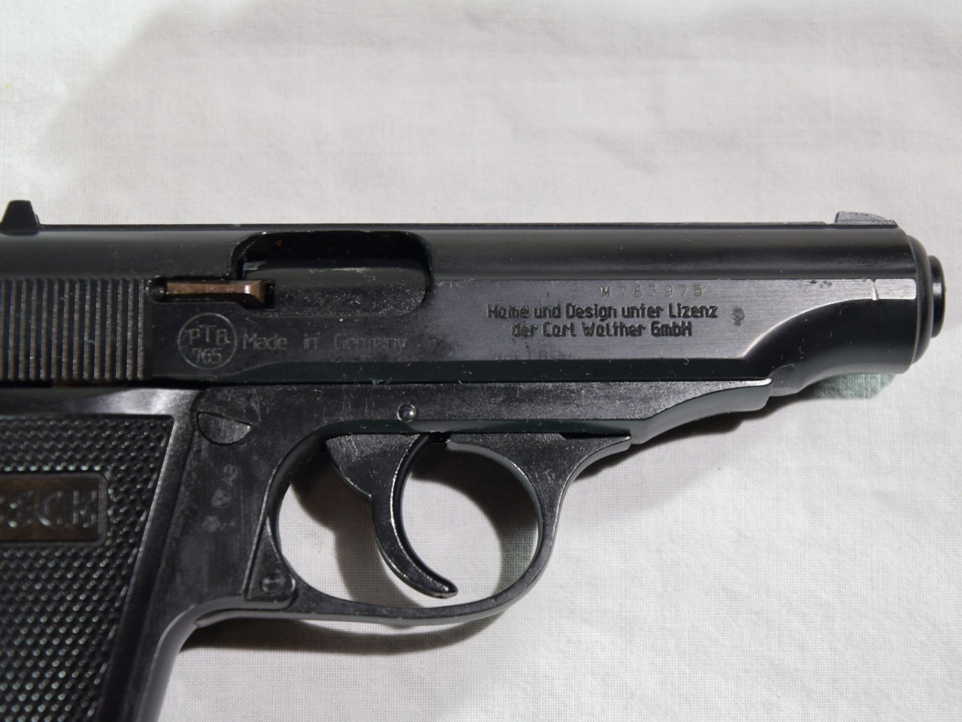 Reck Mod. PP Cal. 9mm P.A.K. PTB 765 – Bild 5
