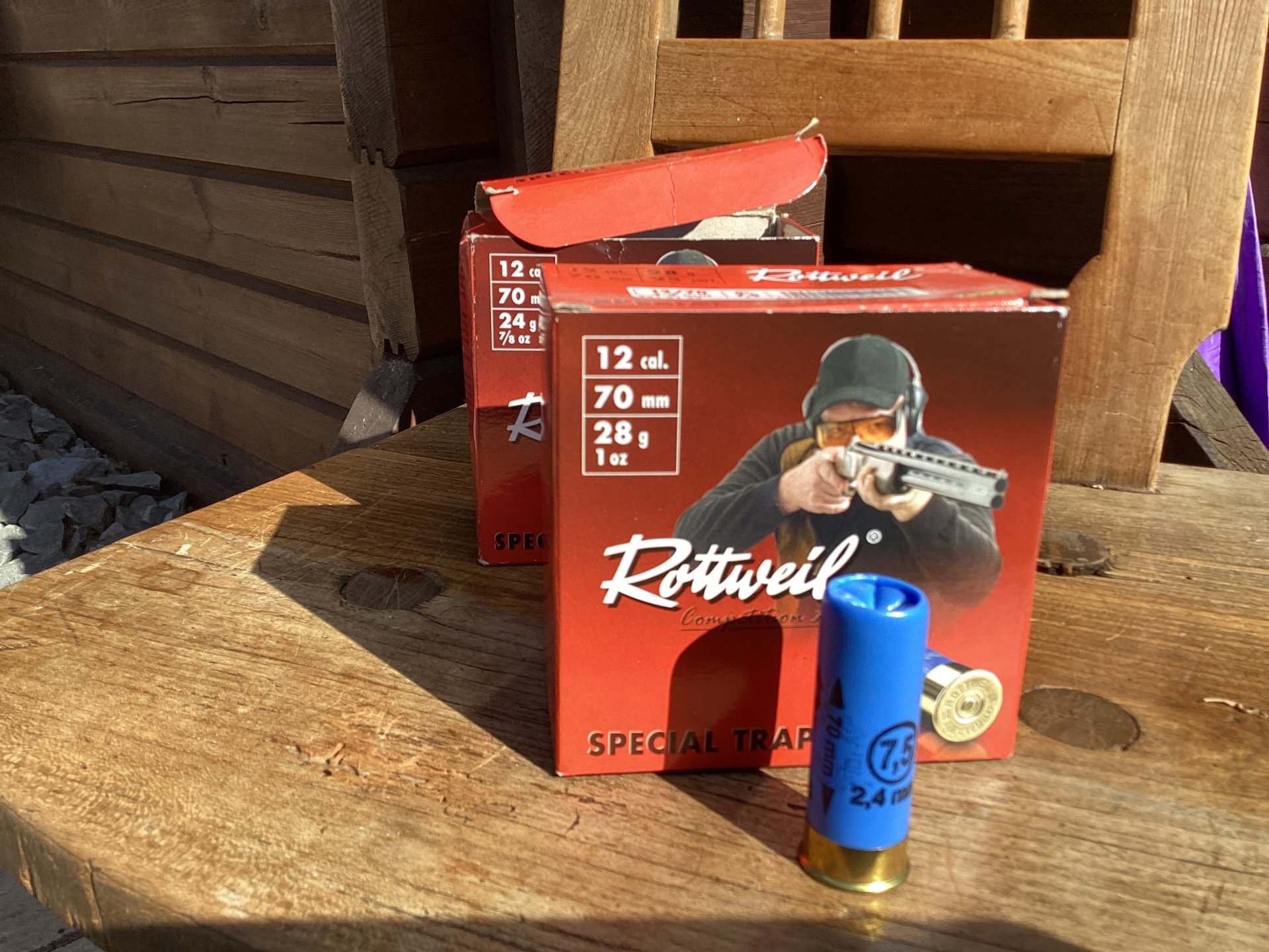 121 Schrotpatronen Rottweil 12/70, 12/67,5 Trap u. Skeet – Bild 2
