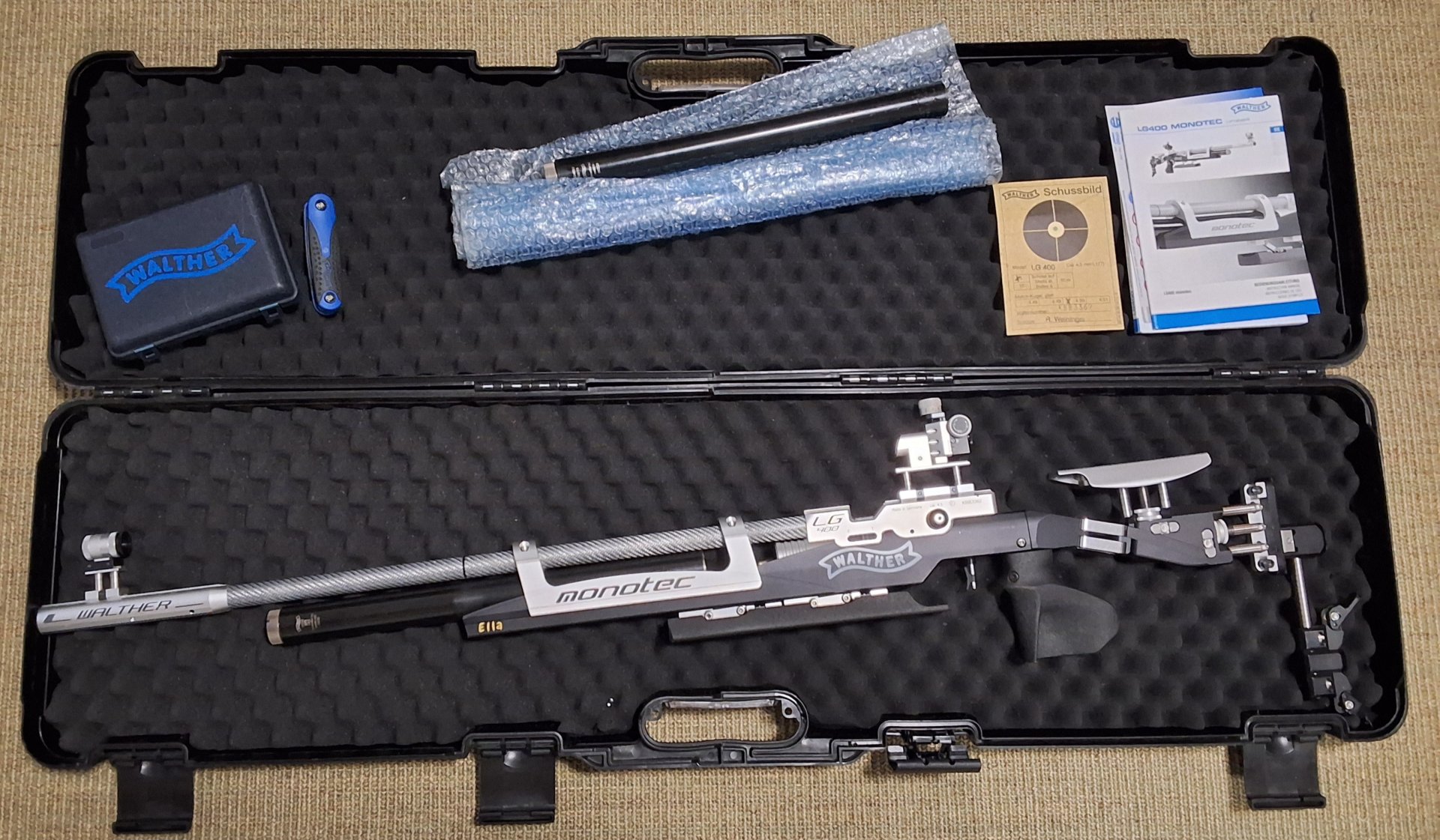 Pressluftgewehr Walther LG 400 Monotec Expert Freihand Matchgewehr – Bild 1