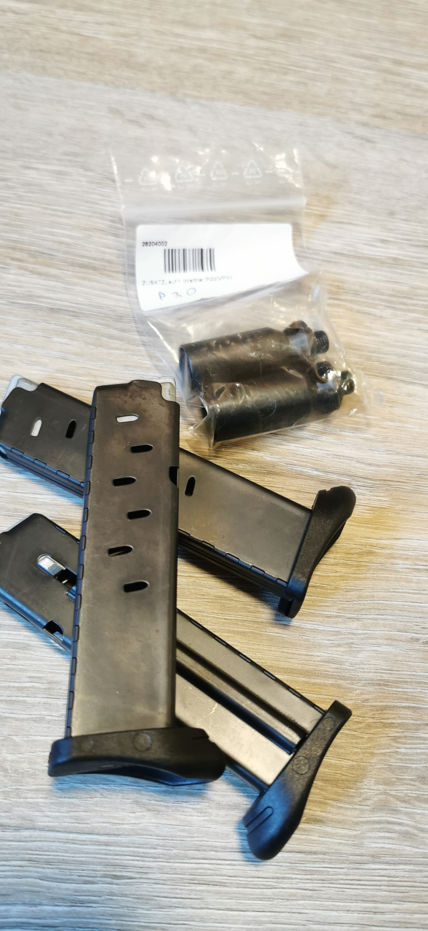 Magazine für Walther P22 Cal. 9mm P.A.K. Plus Abschussbecher2x – Bild 1