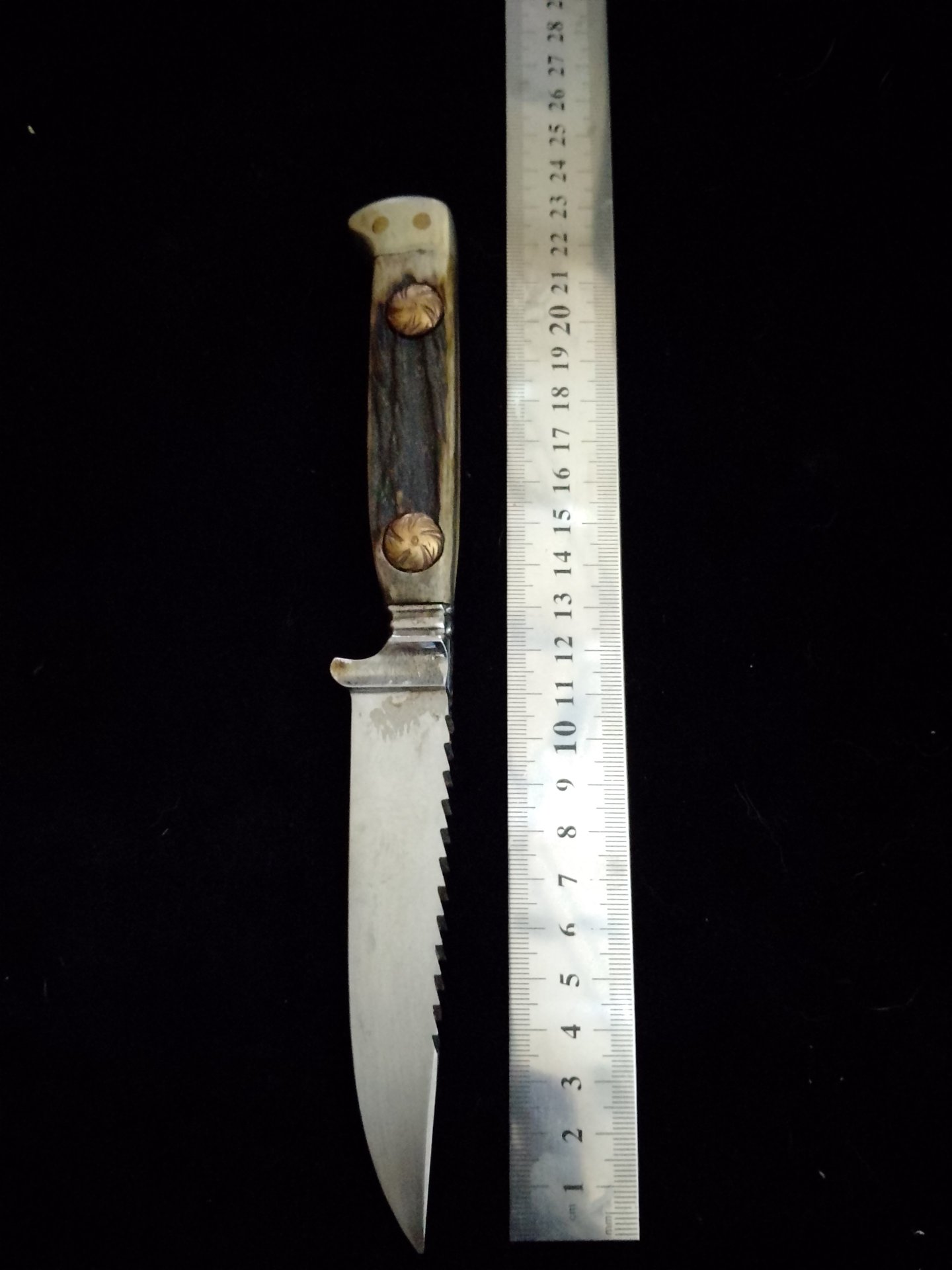 Jagd Messer Puma Solingen Hirschhorn – Bild 1