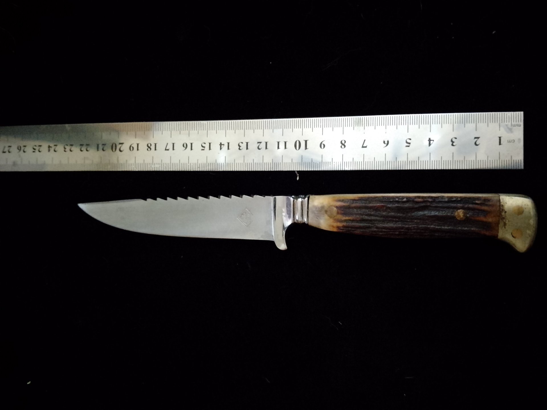 Jagd Messer Puma Solingen Hirschhorn – Bild 2