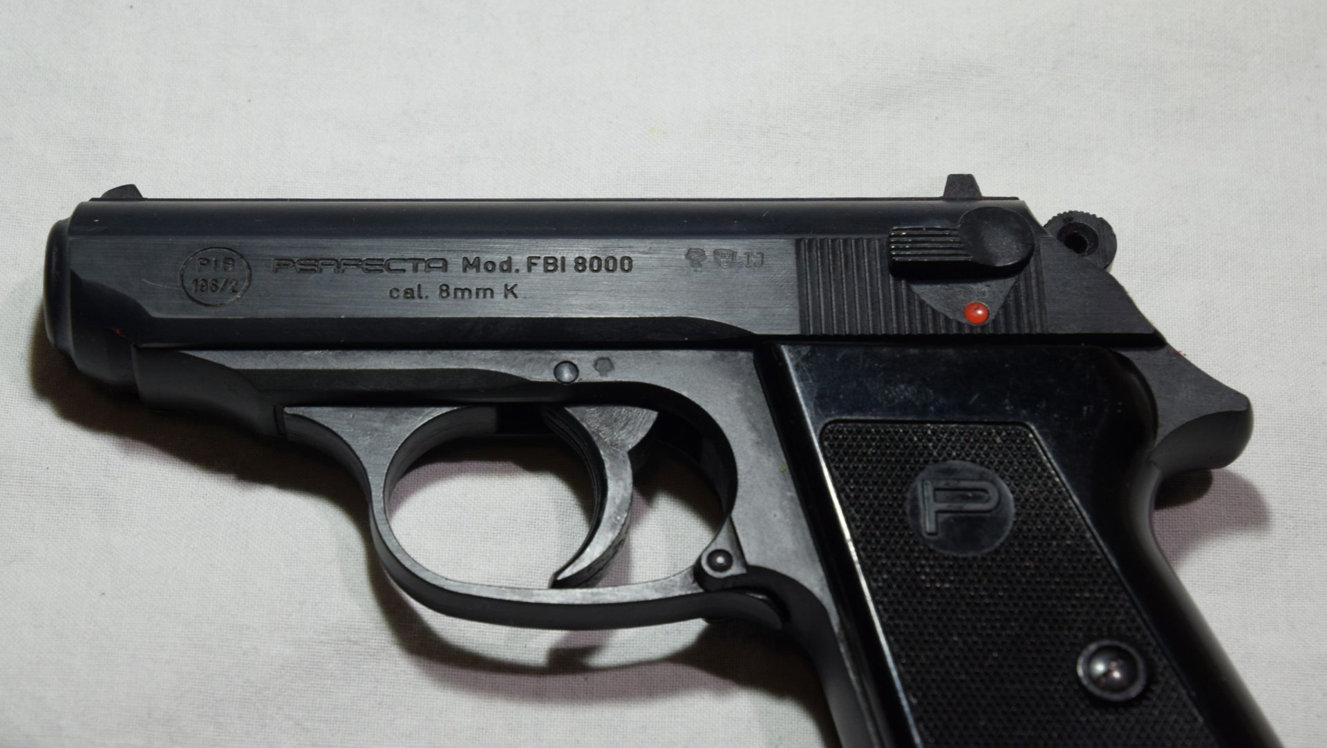 Perfecta Mod. FBI 8000 Cal. 8mm Knall PTB 196/2 – Bild 4