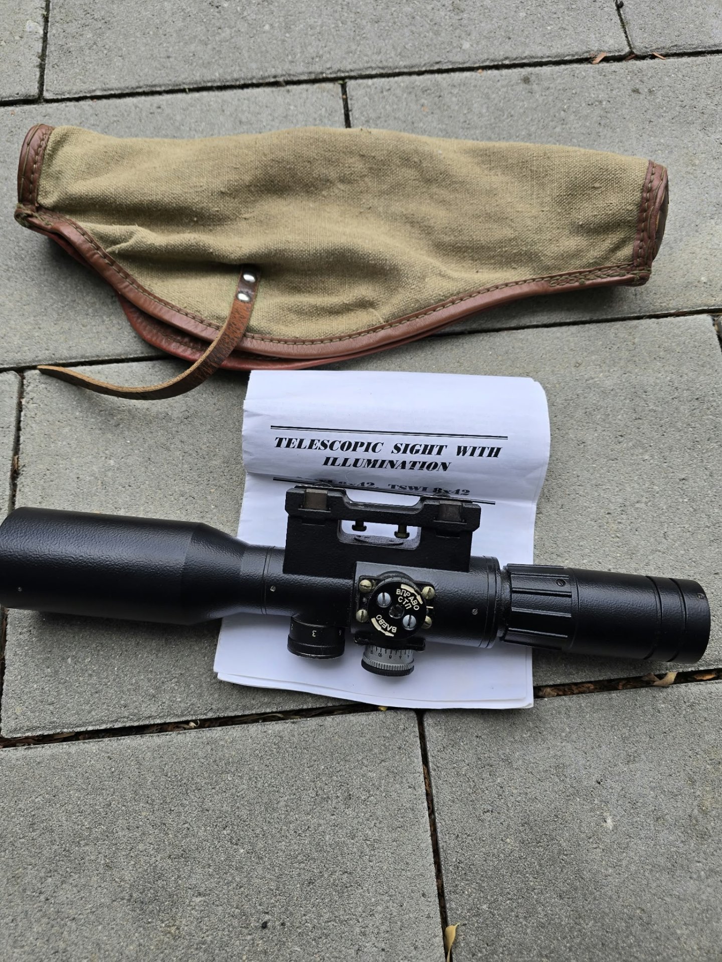 Zielfernrohr AK Basis dragunov ПОСП 8x42 WD – Bild 4