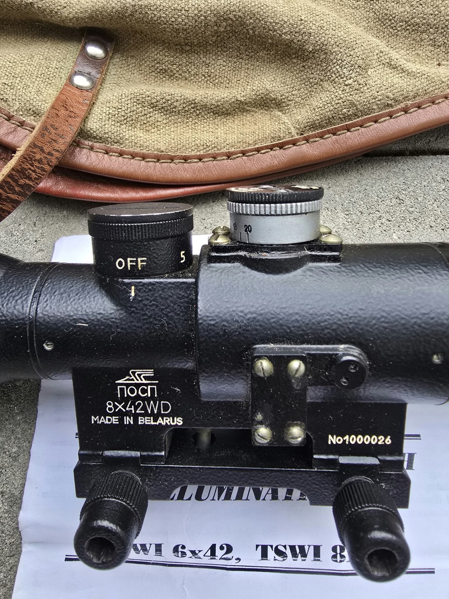 Zielfernrohr AK Basis dragunov ПОСП 8x42 WD – Bild 2