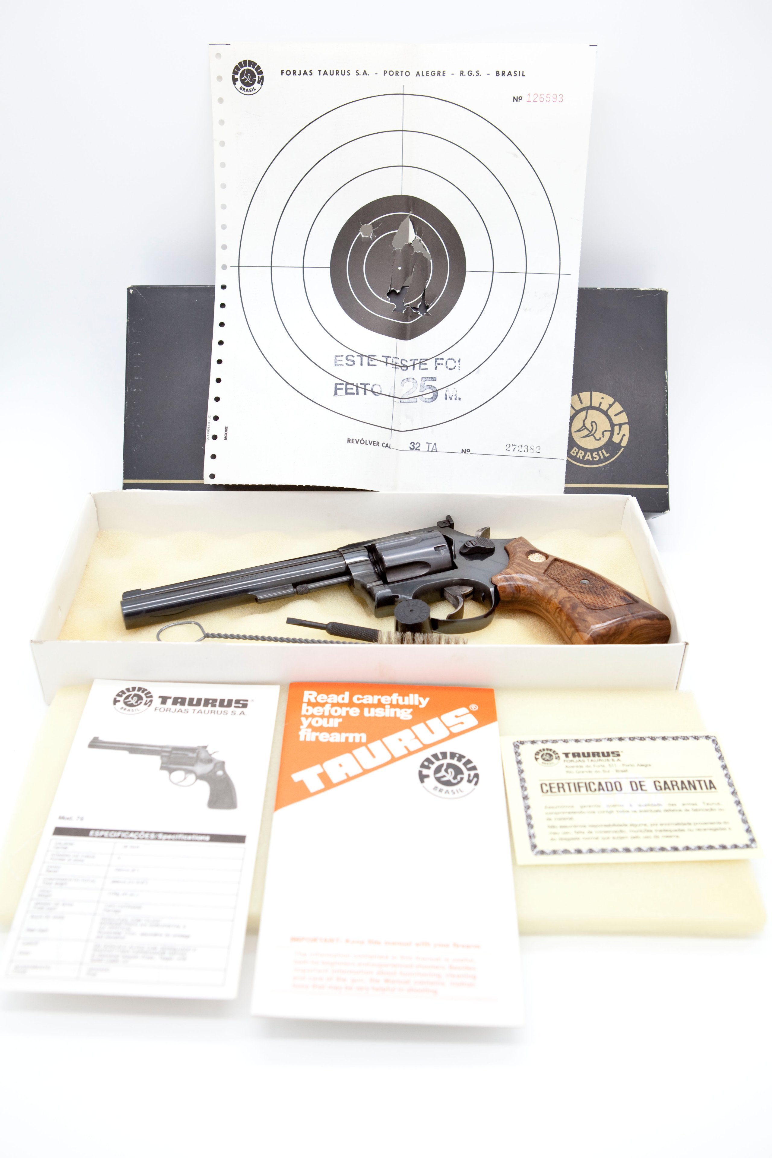 Taurus Modell 76, Kaliber .32 Long – mit Originalverpackung und Zubehör – Bild 8