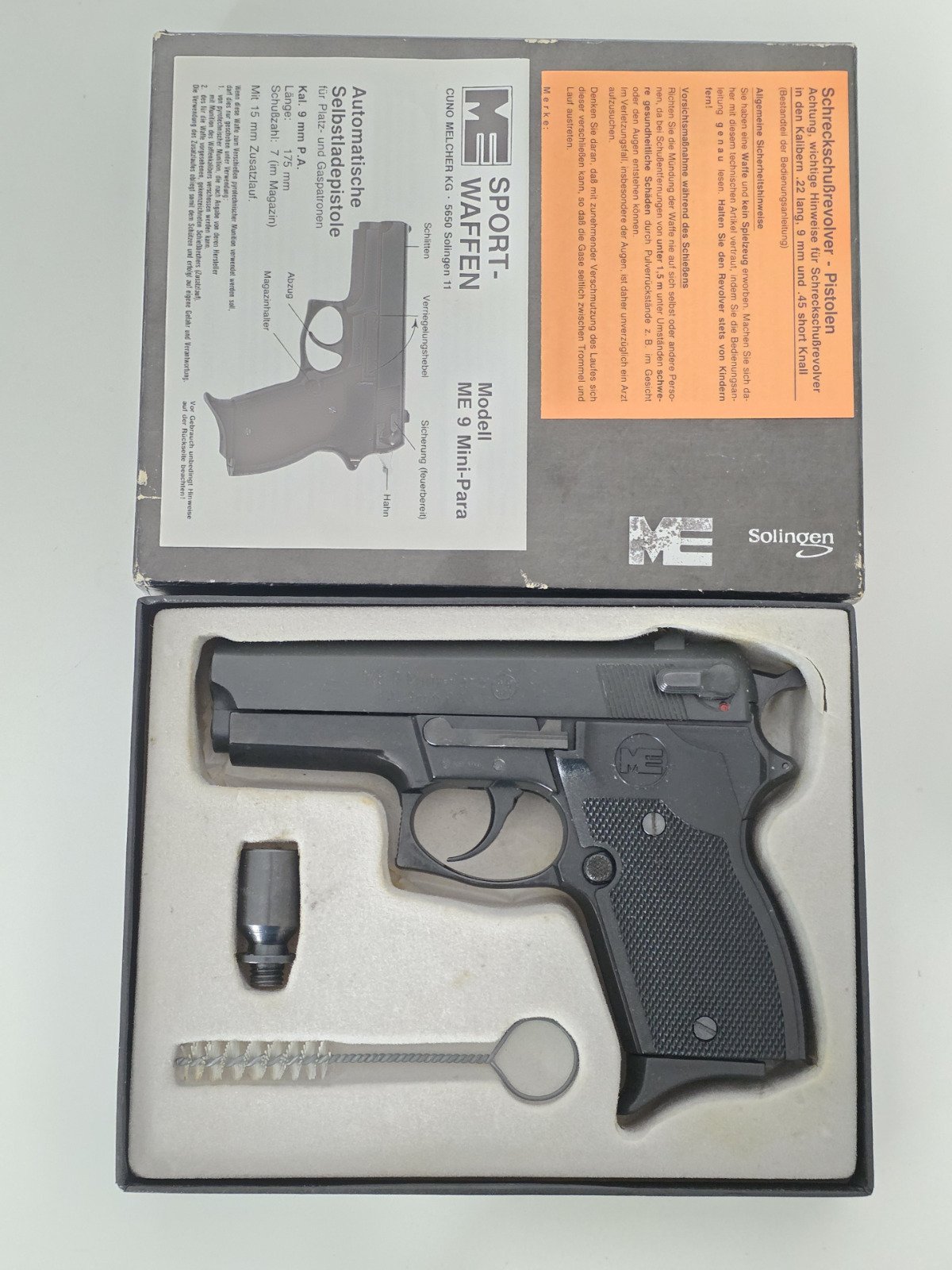 SAMMLERSTÜCK ME 9 MINI-PARA 9MM P.A.K SEHR SELTEN – Bild 4
