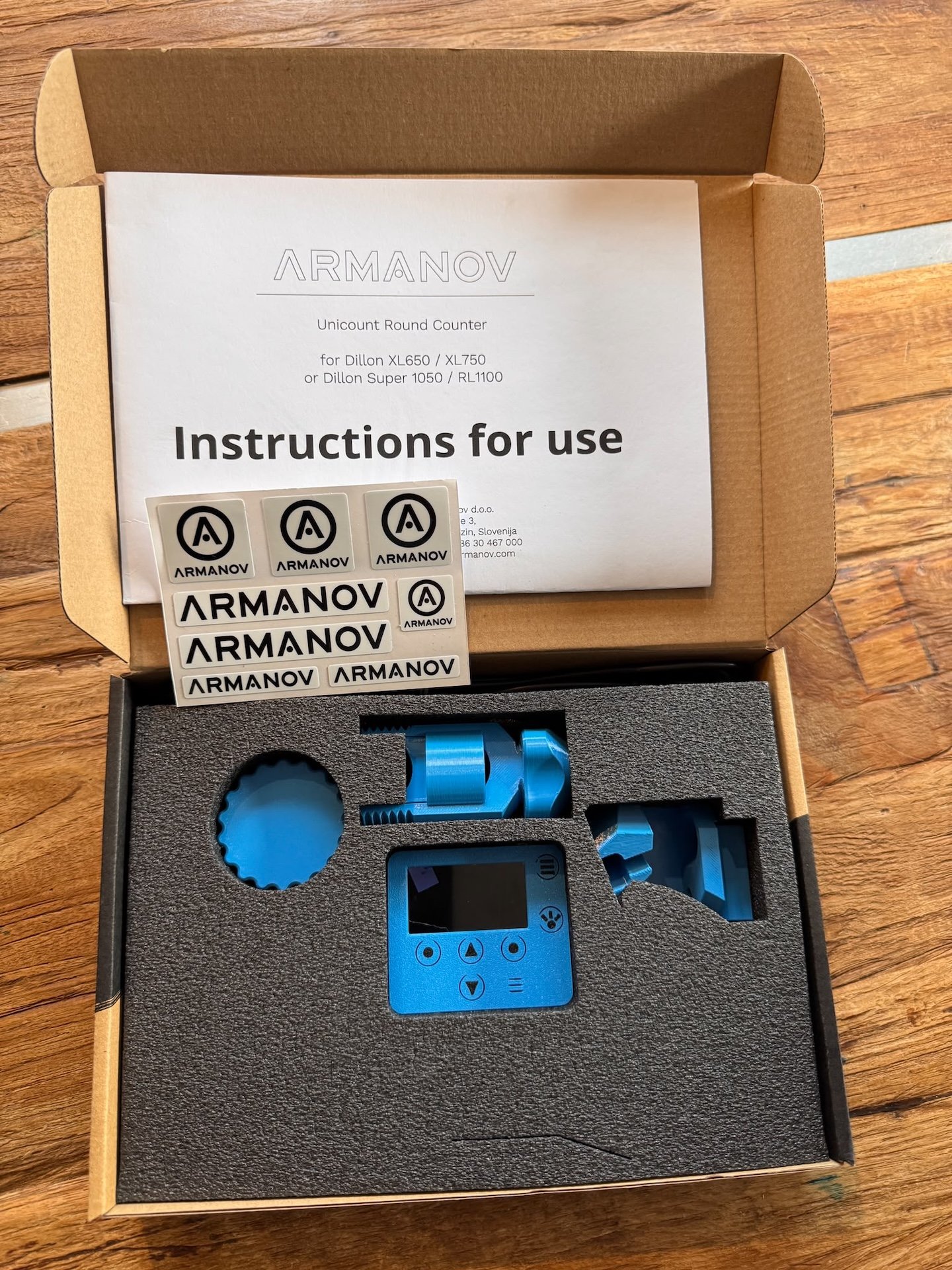 ARMANOV Unicount Round Counter für Dillon XL650/750Super 105/RL1100 - NEUW OVP – Bild 3