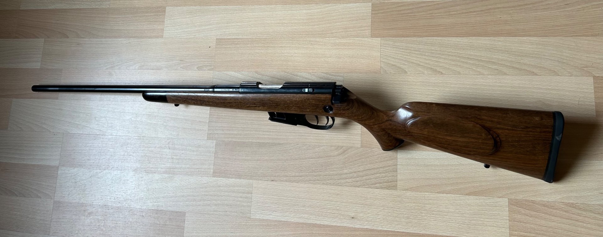 Neuwertige Walther KKJ .22 Hornet- mit Mündungsgewinde – Bild 7