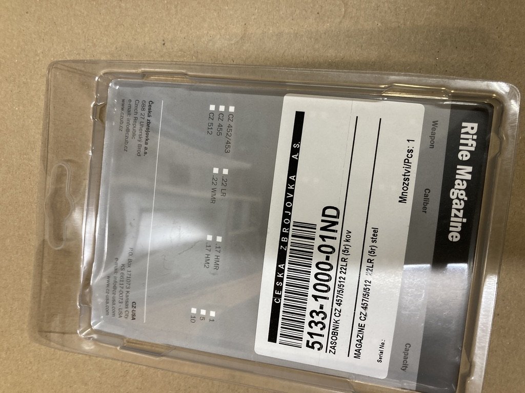 5 Schuss Magazin Metall für CZ457 original CZ – Bild 2