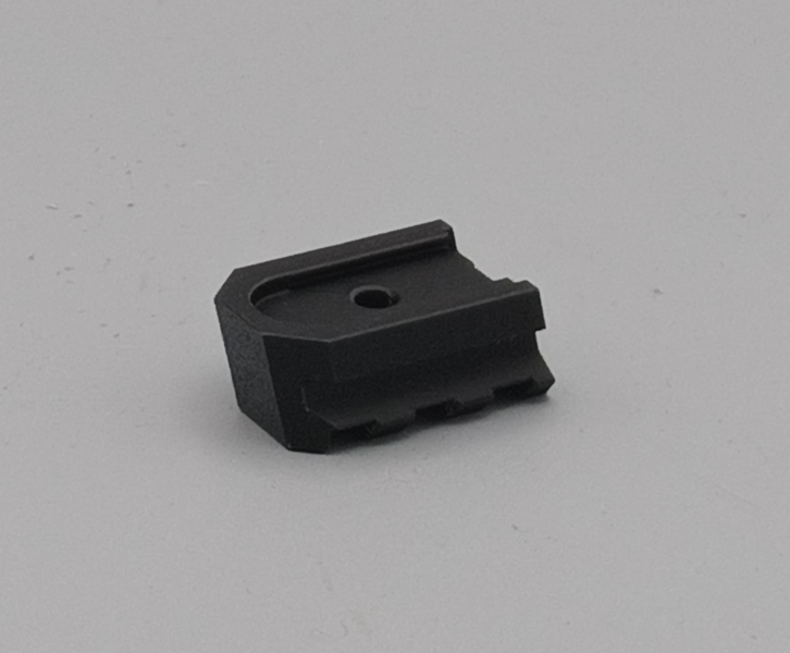 Magazinboden mit integrierter Picatinny-Schiene für Walther GSP 5 Schuss – Bild 1