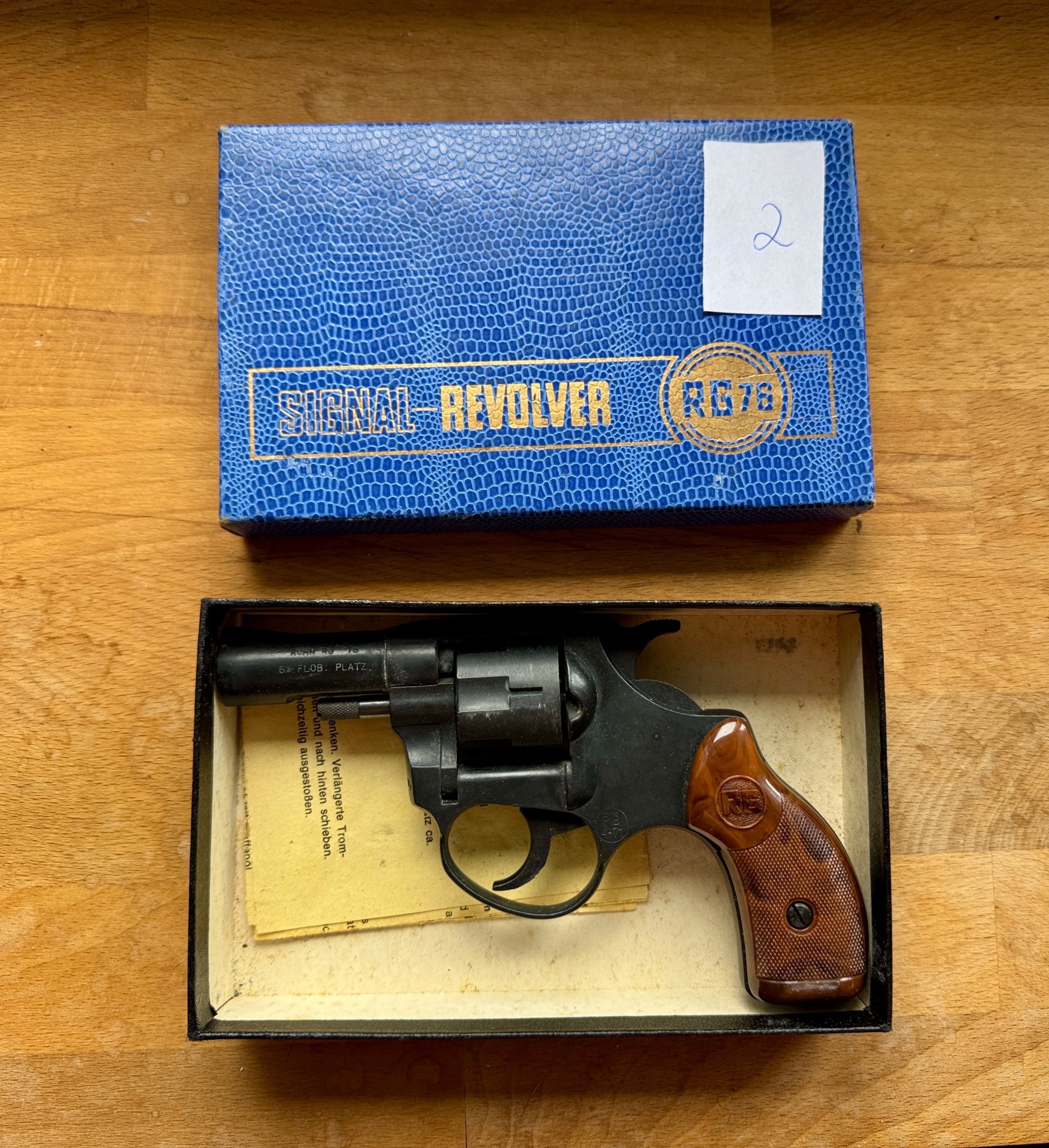 Revolver Röhm RG 76 6mm Platz frühe PTB selten – Bild 1