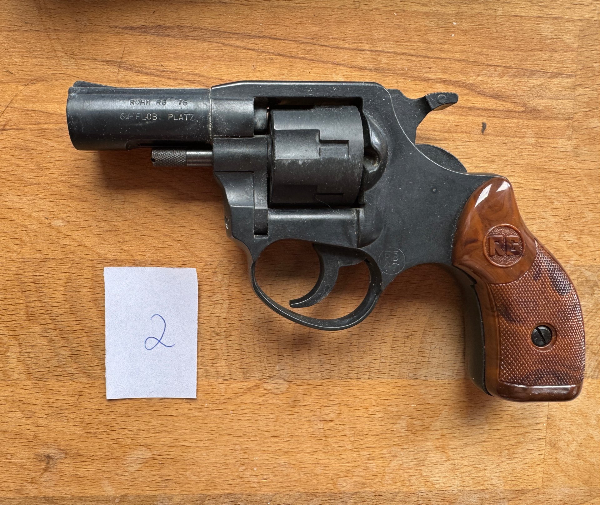 Revolver Röhm RG 76 6mm Platz frühe PTB selten – Bild 2