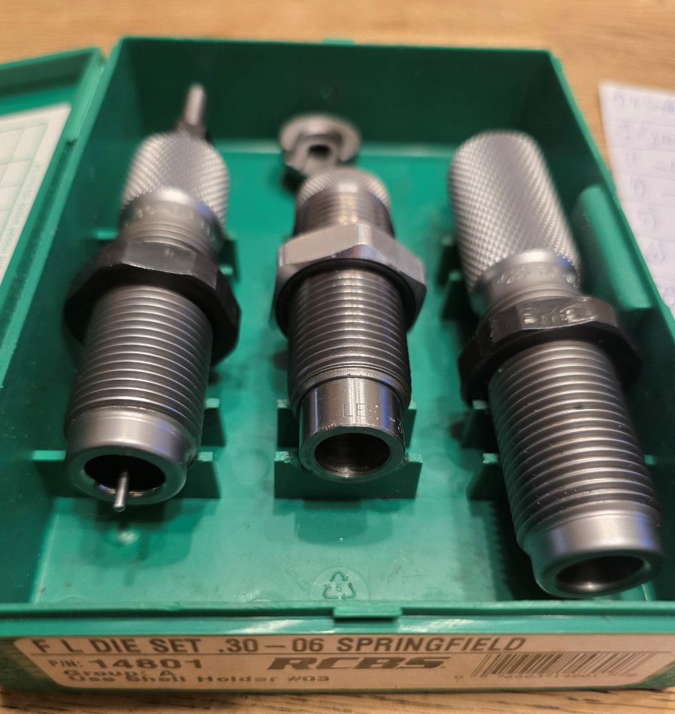 RCBS Matrizensatz .30-06; komplett mit Lee Factory Crimp – Bild 1
