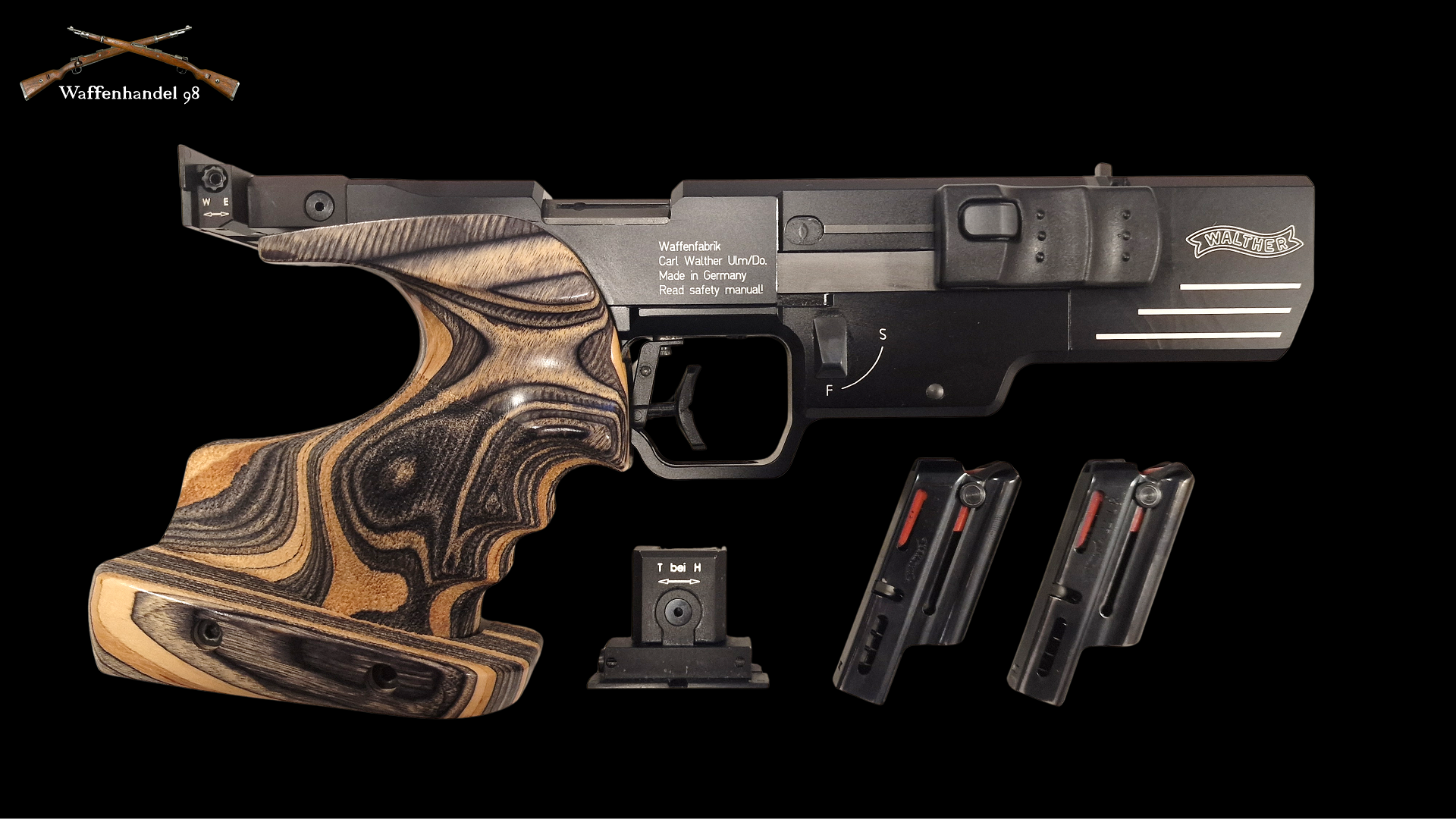 SpoPi Walther SSP-M in .22lr - Komplettset mit Koffer, etc. – Bild 1