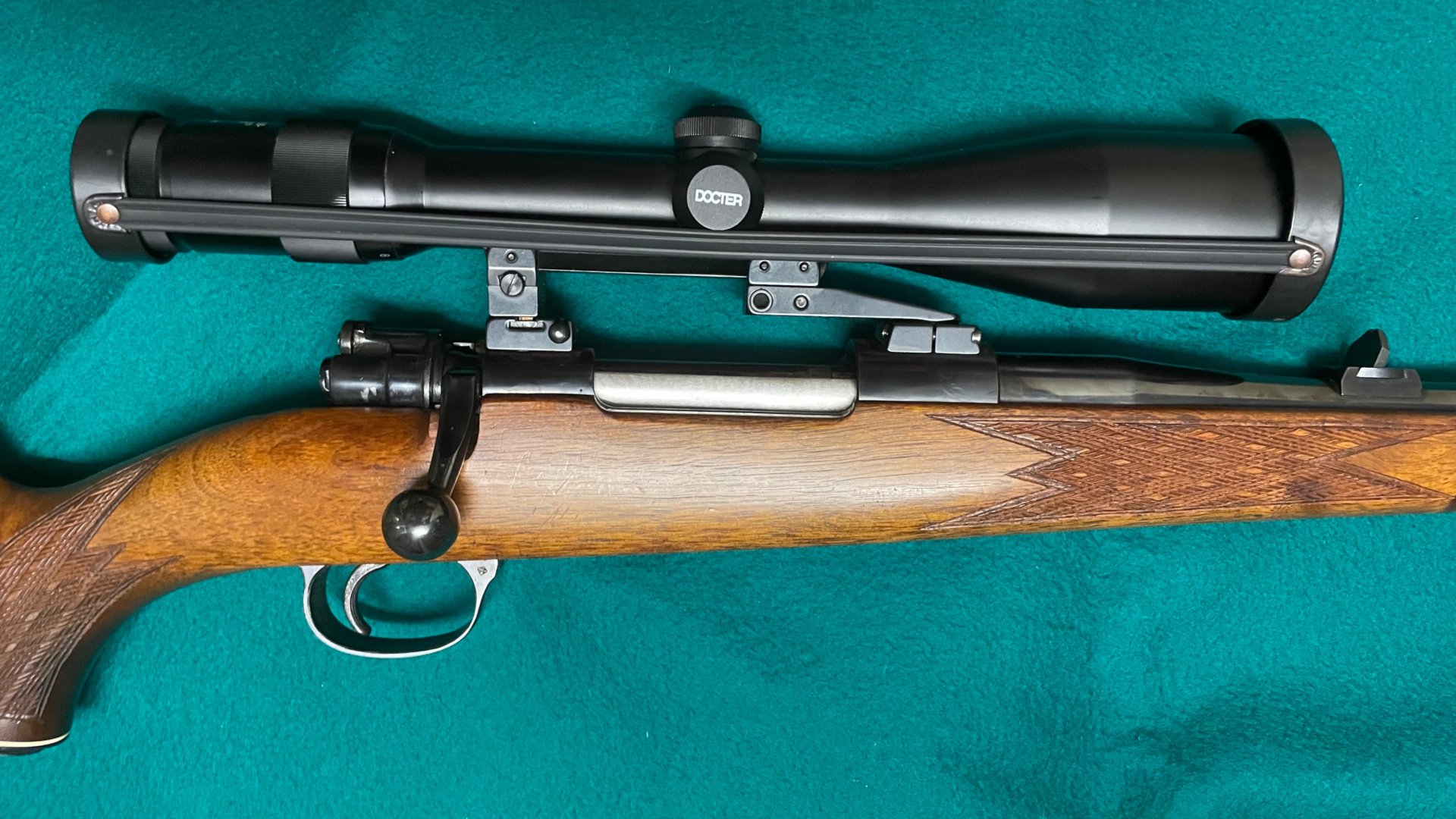Mauser .243 Winchester - Jagdrepetierbüchse Modell 98 mit Docter-Zielfernrohr – Bild 1