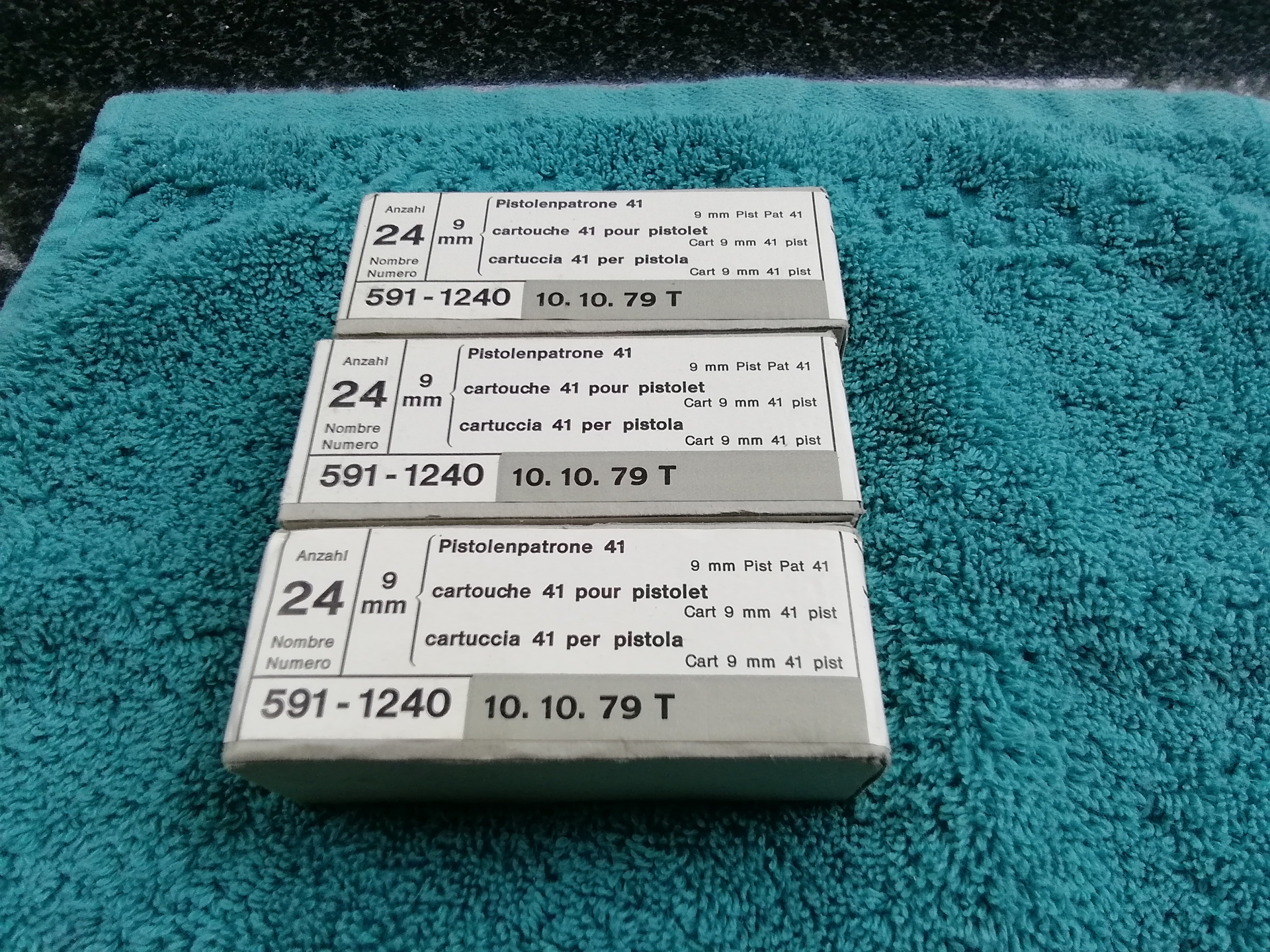Schweizer PP 41 Sammlermunition 9mm Para – Bild 1