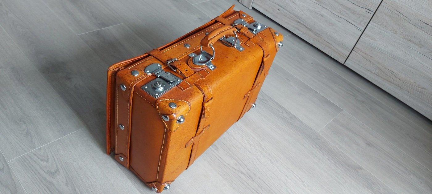 Cowboy Reisetasche(leder) in "Wild West"Western-style" – Bild 1