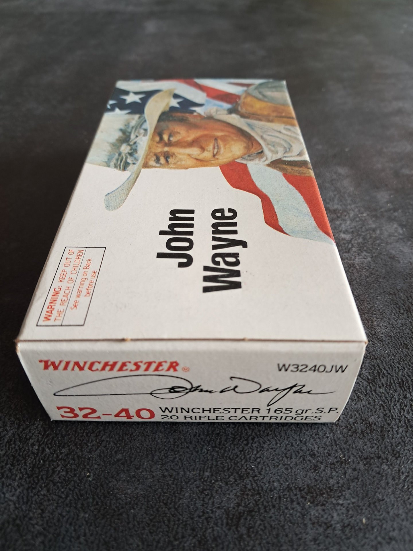 Sammlermunition .32-40 Winchester Sonderedition "John Wayne", 20 Stück, ca. 1981 – Bild 4