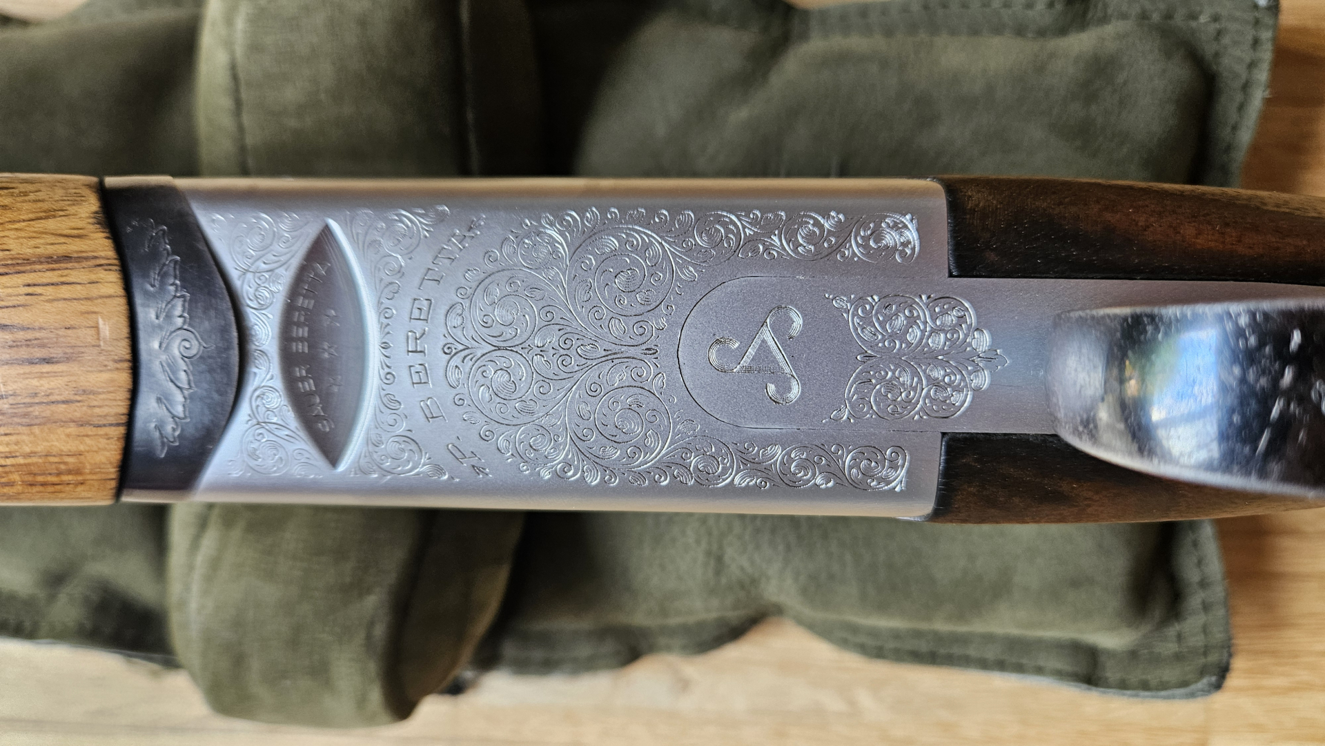 Sauer Beretta S56E Bockdoppelflinte in 12/70 mit ¼ und ¾ Choke – Bild 4