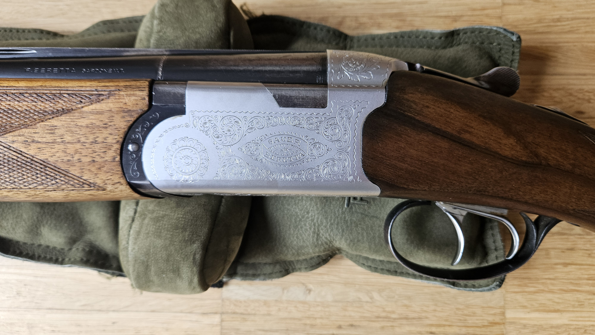 Sauer Beretta S56E Bockdoppelflinte in 12/70 mit ¼ und ¾ Choke – Bild 3