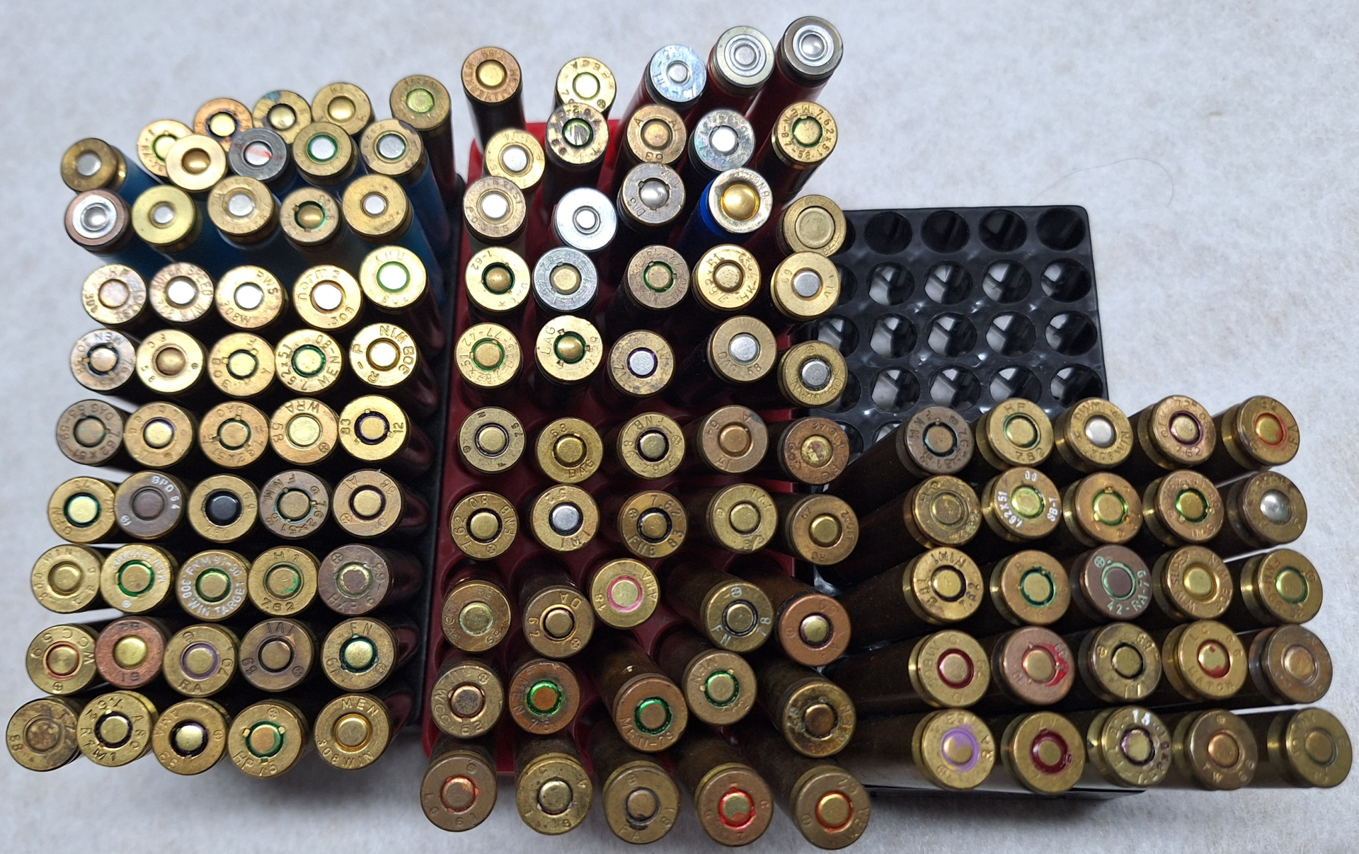 riesen Deko-Sammler Konvolut 7,62x51 Nato (125 Patronen) – Bild 2
