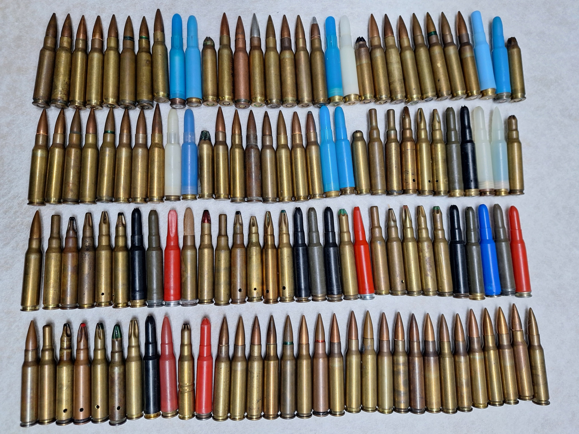 riesen Deko-Sammler Konvolut 7,62x51 Nato (125 Patronen) – Bild 1