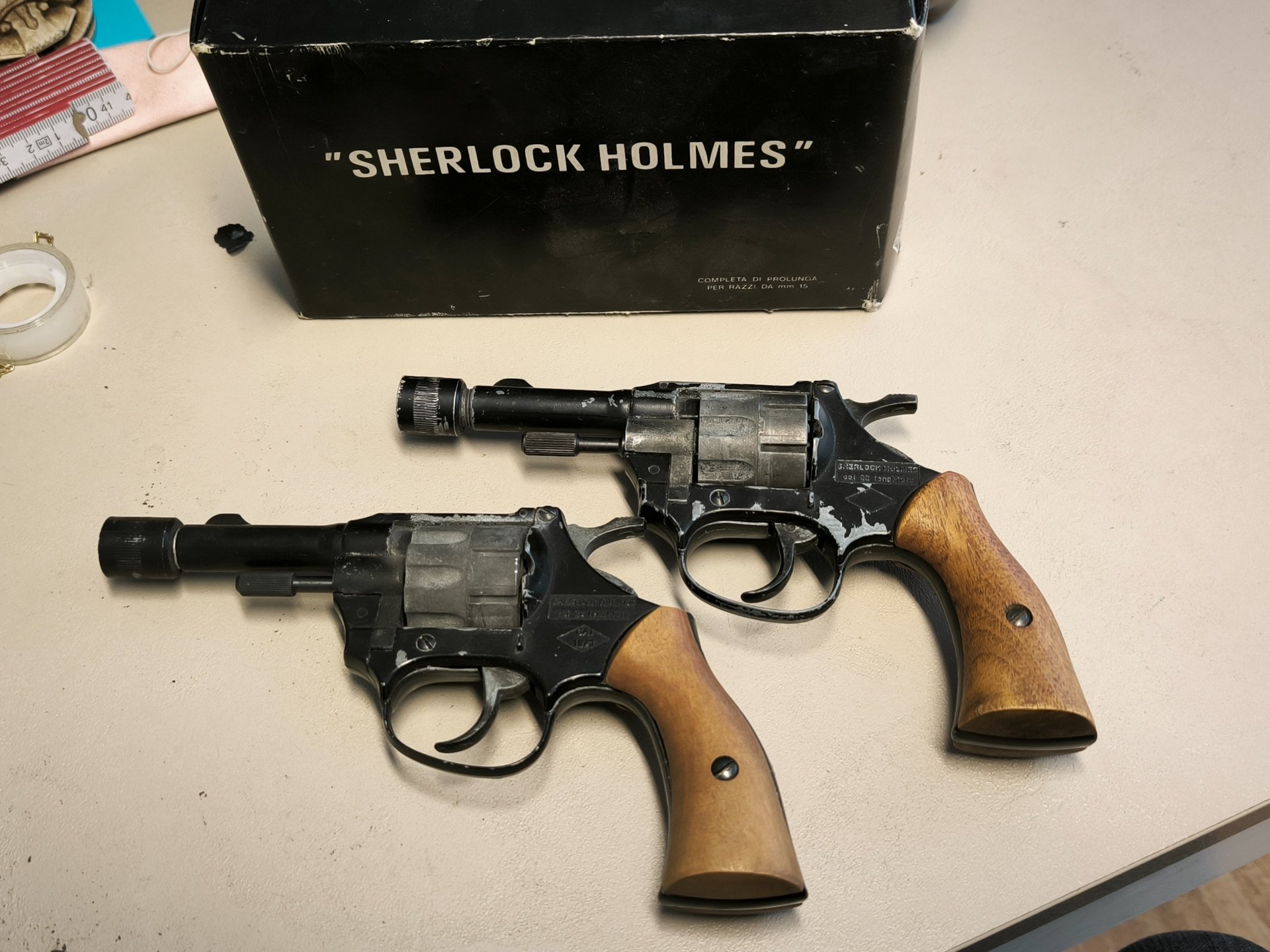 2x Umarex Sherlock Holmes Schreckschussrevolver .22 lang Knall – PTB 223 – Bild 2